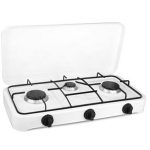 FORNELLO 3 FUOCHI GPL BIANCO - GR. PIAT. - FOR3BIA